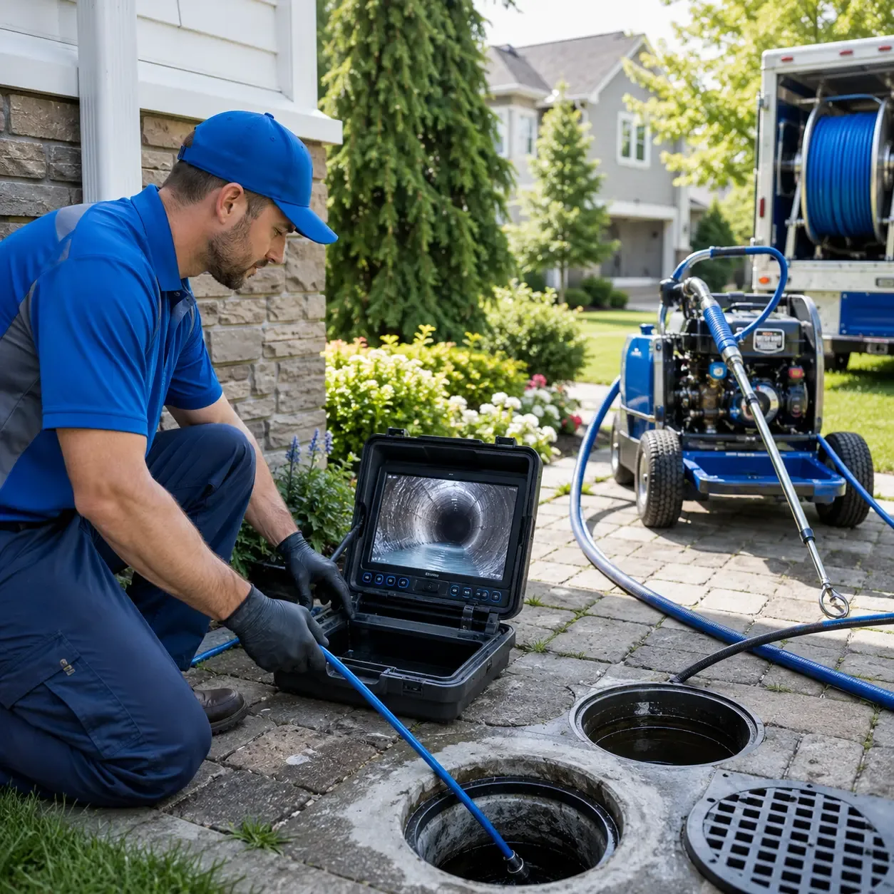 Outdoor drain cleaning professionals serving Saddle River, NJ